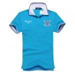 special offer hackett scratch eights polo 2013 tee shirt hommes high collar viii blue